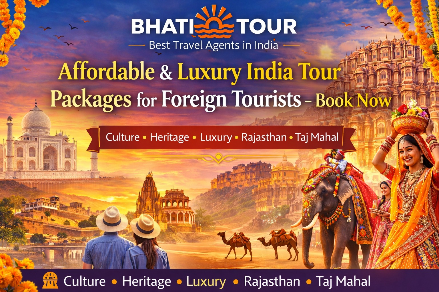 Affordable & Luxury India Tour Packages for Foreign Tourists